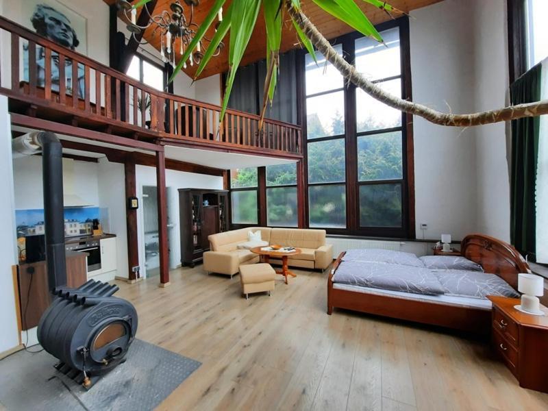 Ferienwohnung Altes Kuenstleratelier Weimar Dış mekan fotoğraf