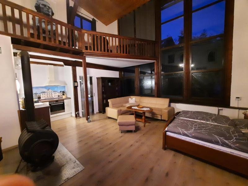 Ferienwohnung Altes Kuenstleratelier Weimar Dış mekan fotoğraf